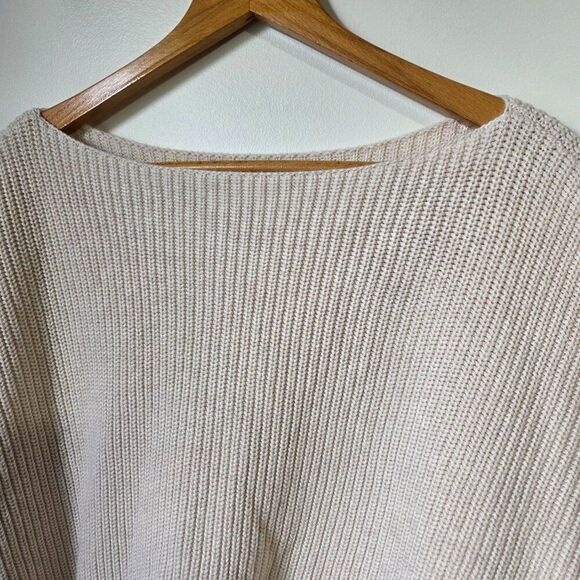 EUC FRENCH CONNECTION COTTON BOATNECK LOOSE FITTING PULLOVER SWEATER SZ M - Picture 9 of 14